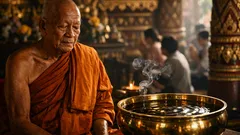 ส่องเลขหลวงปู่ศิลา งวด 1 กุมภาพันธ์ 2569 เลขขันน้ำมนต์และธูปที่คนพูดถึงมาก