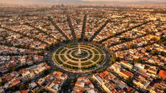 ทำไมผังย่าน Colonia Federal ในเม็กซิโกซิตีถึงสวยเหมือนงานศิลปะจากมุมสูง