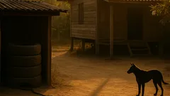 งูจงอาง 3.83 เมตรโผล่หน้าบ้านนาทวี สงขลา ซ่อนในยางรถเก่า เตือนจัดบ้านลดจุดเสี่ยง